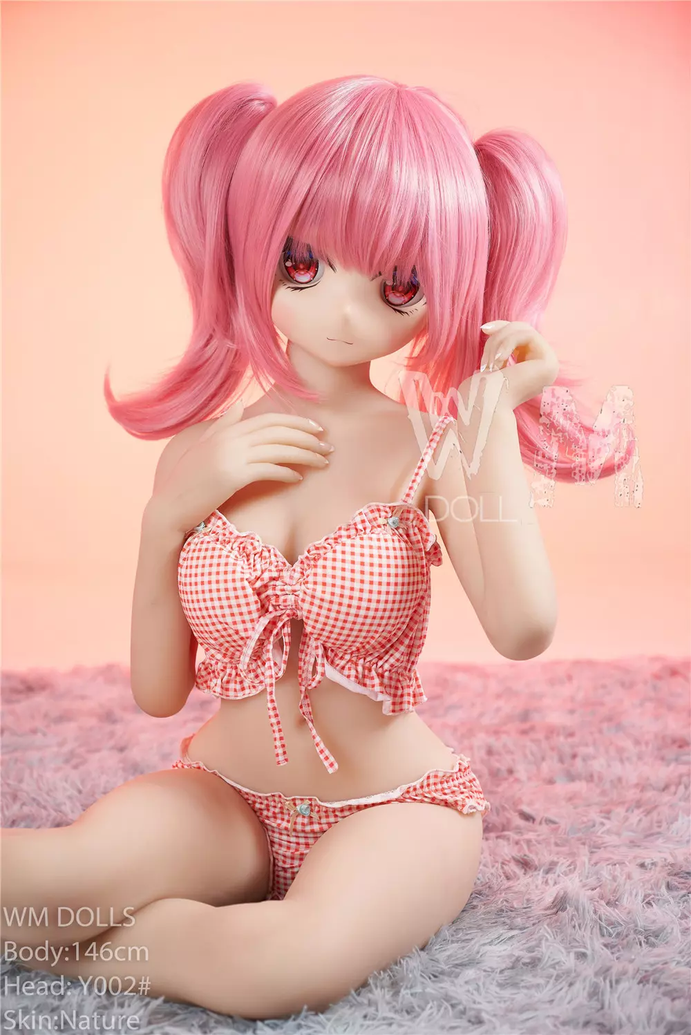 WM S-TPE 146cm Anime TPE Sex Doll with PVC Head #Y003